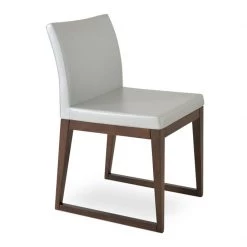 SohoConcept Aria Sled Wood Dining Chair Modern Dining