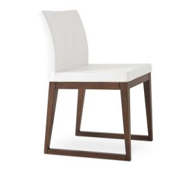 SohoConcept Aria Sled Wood Dining Chair Modern Dining