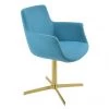 SohoConcept Modern Dining Bottega Arm 4 Star Swivel Chair