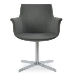 SohoConcept Modern Dining Bottega Arm 4 Star Swivel Chair