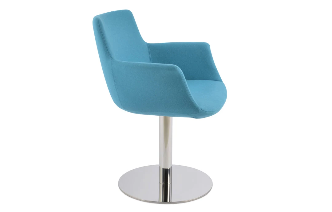 SohoConcept Modern Living Bottega Arm Round Swivel Chair 10 SohoConcept Modern Living Bottega Arm Round Swivel Chair
