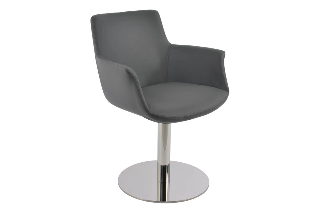 SohoConcept Modern Living Bottega Arm Round Swivel Chair 8 SohoConcept Modern Living Bottega Arm Round Swivel Chair