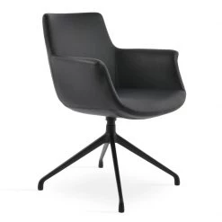 SohoConcept Modern Dining Bottega Spider Swivel Arm Chair
