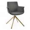 SohoConcept Modern Dining Bottega Swivel Stick Arm Chair