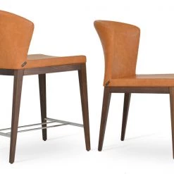 SohoConcept Capri Wood Counter Stool