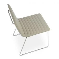 SohoConcept Modern Dining Corona Full Upholstery Handle Back Wire Dining Chair