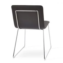 SohoConcept Modern Dining Corona Full Upholstery Handle Back Wire Dining Chair
