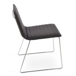 SohoConcept Modern Dining Corona Full Upholstery Handle Back Wire Dining Chair