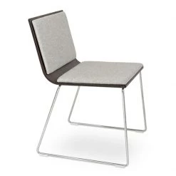 SohoConcept Modern Dining Corona Handle Back Wire Dining Chair