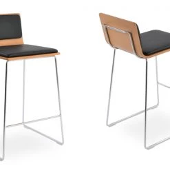 SohoConcept Corona Handle Back Wire Bar Stool