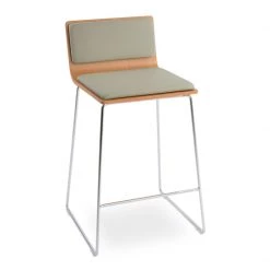 SohoConcept Corona Handle Back Wire Bar Stool