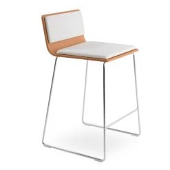 SohoConcept Corona Handle Back Wire Bar Stool