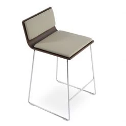 SohoConcept Corona Handle Back Wire Counter Stool 44 SohoConcept Corona Handle Back Wire Counter Stool