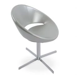 SohoConcept Modern Dining Crescent 4 Star Swivel Dining Chair