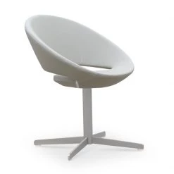 SohoConcept Modern Dining Crescent 4 Star Swivel Dining Chair