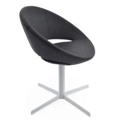 SohoConcept Modern Dining Crescent 4 Star Swivel Dining Chair