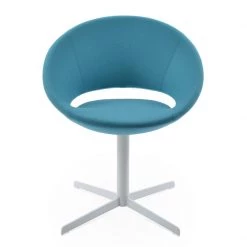 SohoConcept Modern Dining Crescent 4 Star Swivel Dining Chair