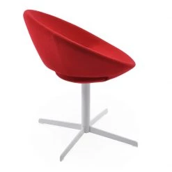 SohoConcept Modern Dining Crescent 4 Star Swivel Dining Chair