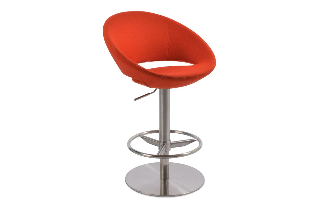 SohoConcept Crescent Piston Stool 24 SohoConcept Crescent Piston Stool