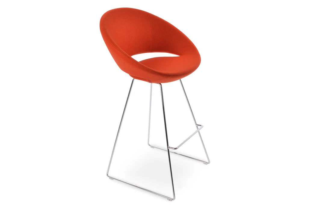 SohoConcept Crescent Wire Counter Stool 20 SohoConcept Crescent Wire Counter Stool