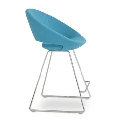 SohoConcept Crescent Wire Counter Stool 41 SohoConcept Crescent Wire Counter Stool