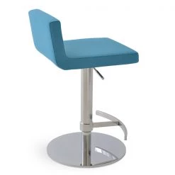 SohoConcept Dallas Piston Stool T-Foot Rest Round Base 19 SohoConcept Dallas Piston Stool T-Foot Rest Round Base