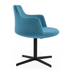 SohoConcept Modern Dining Dervish 4 Star Swivel Chair