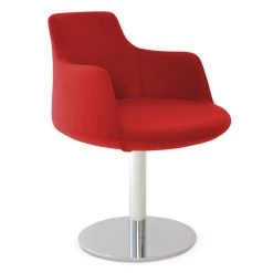 SohoConcept Dervish Round Swivel Chair Modern Living