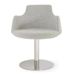 SohoConcept Dervish Round Swivel Chair Modern Living