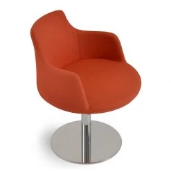 SohoConcept Dervish Round Swivel Chair Modern Living