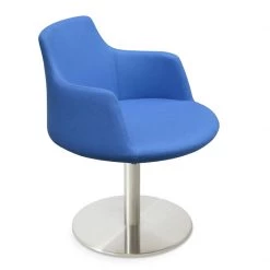 SohoConcept Dervish Round Swivel Chair Modern Living