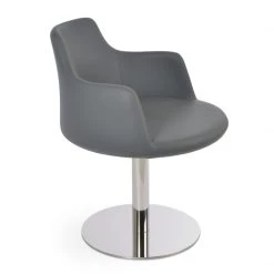 SohoConcept Dervish Round Swivel Chair Modern Living