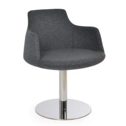 SohoConcept Dervish Round Swivel Chair Modern Living