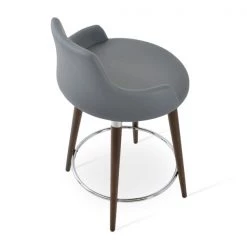 SohoConcept Dervish Wood Counter Stool