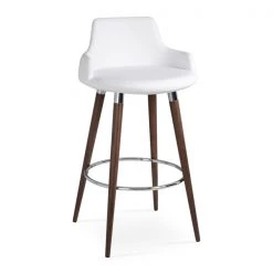 SohoConcept Dervish Wood Counter Stool
