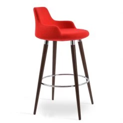 SohoConcept Dervish Wood Counter Stool