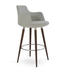 SohoConcept Dervish Wood Counter Stool