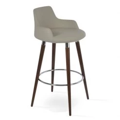 SohoConcept Dervish Wood Counter Stool