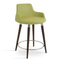 SohoConcept Dervish Wood Counter Stool