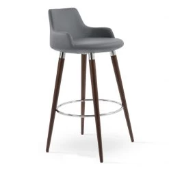 SohoConcept Dervish Wood Counter Stool