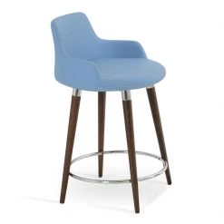 SohoConcept Dervish Wood Counter Stool