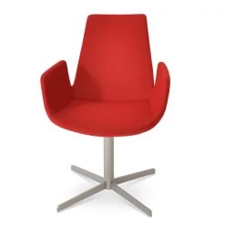 SohoConcept Modern Living Eiffel Arm 4 Star Swivel Chair