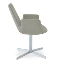 SohoConcept Modern Living Eiffel Arm 4 Star Swivel Chair