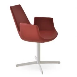 SohoConcept Modern Living Eiffel Arm 4 Star Swivel Chair