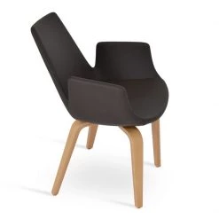 SohoConcept Modern Dining Eiffel Arm Plywood Dining Chair 18 SohoConcept Modern Dining Eiffel Arm Plywood Dining Chair