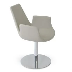 SohoConcept Modern Living Eiffel Arm Round Swivel Chair