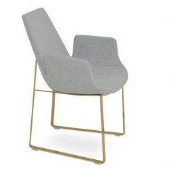 SohoConcept Eiffel Arm Sled Chair Modern Dining