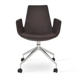 SohoConcept Eiffel Arm Spider Swivel Chair With Caster Modern Dining