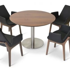 SohoConcept Modern Living Eiffel Arm Wood Chair