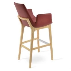 SohoConcept Eiffel Arm Wood Counter Stool
